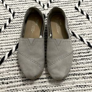 Toms Leather Drizzle Espadrilles